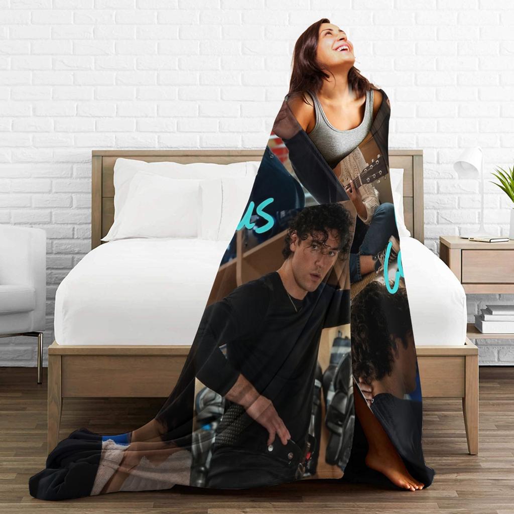 Off Campus Hannah and Garrett Blanket Flannel Spring Autumn Breathable Super Warm Throw Blankets for Bedding Car Rug Piece