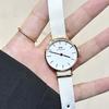 DANIEL WELLINGTON Pure White Texture Watch Quartz Movement Fabric Strap White Dial Women's Watch DW00100313-2