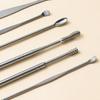 6pcs/set ear digging spoon set spiral wet buckle professional ear picking tool