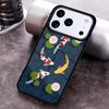 Japanese Koi Fish Phone Case for iPhone 17 16 15 Pro Max Air 14 13 12 11 Plus Shockproof Cover