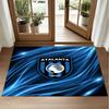 Atalanta FC Design Crystal Velvet Rug Soft Decorative Mat for Bedroom Entrance