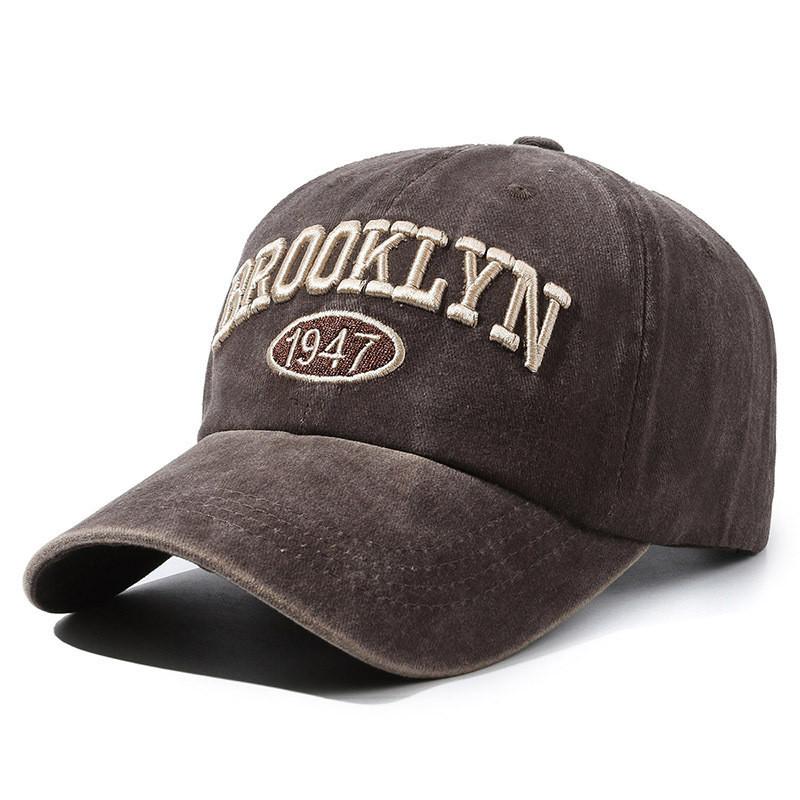 Embroidery Letter Brooklyn Baseball Cap Sun Protection Breathable Gifts Hat