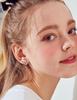 Dana Burton Line Flower Stud Earrings