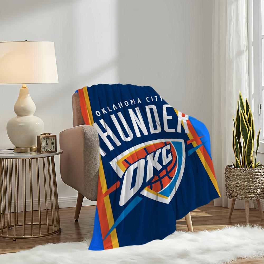 Cool Blanket Soft Comfortable Nap Plush Suitable For Iiving Room Office Bedroom O-Oklahoma Sports City T-Thunder  Home Kid Gift