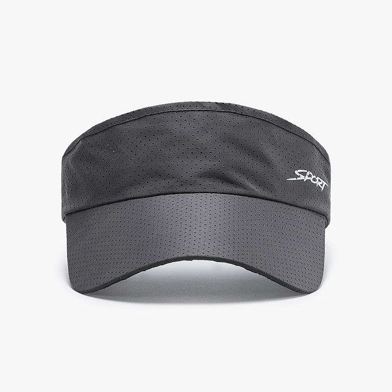 Summer Breathable Sun Visor Hat For Men Women Uv Protection Quick Dry Empty Top Sports Cap For Tennis Golf Running