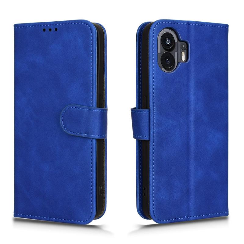 Nothing Phone 2 Magnetic Buckle Flip Cover: Multi-Card, Business Leather Protective Case