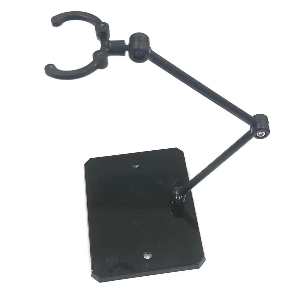 [Set of 2] Figure and Plastic Model Arm Stand Display Stand, 93 X 73mm, 90mm Support, Weight 25g, Black. Enjoy Free-form Display.