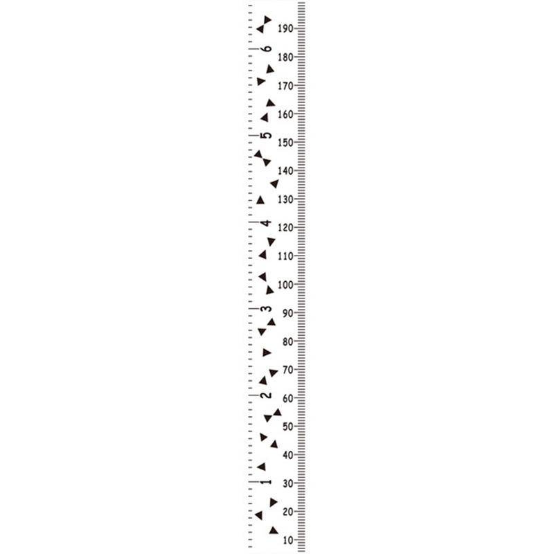 Kids Growth Measurement Ruler Wood Frame Canvas From Baby To Adult Measurement Ruler For Child's Room Living Room Decoration