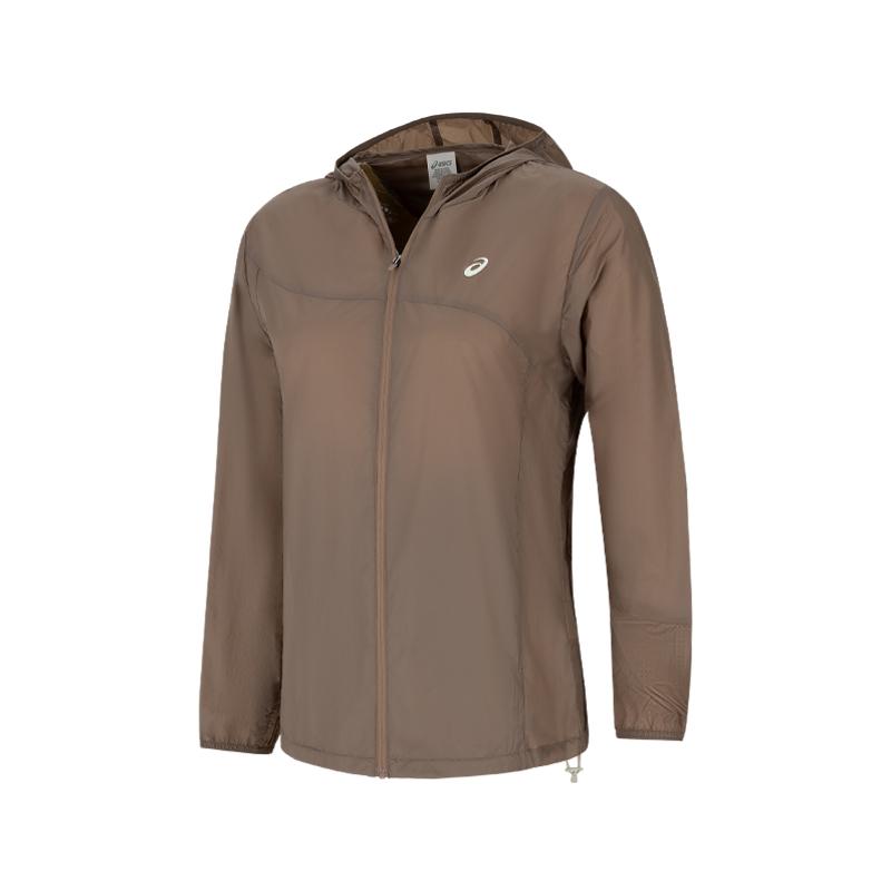 Asics SS25 Sports Lifestyle Series Techplus Fashion Comfortable Versatile Hooded Jacket Women Jacket Light-Brown 2012D254-020