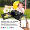 4K HD Handheld Camcorder with Image Stabilization for Outdoor Sports and DV Shooting