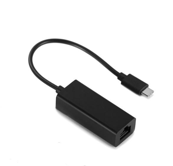 100M Gigabit USB-zu-Ethernet-Adapter, USB zu RJ45, Treiberlos, m. Typ-C-Anschluss