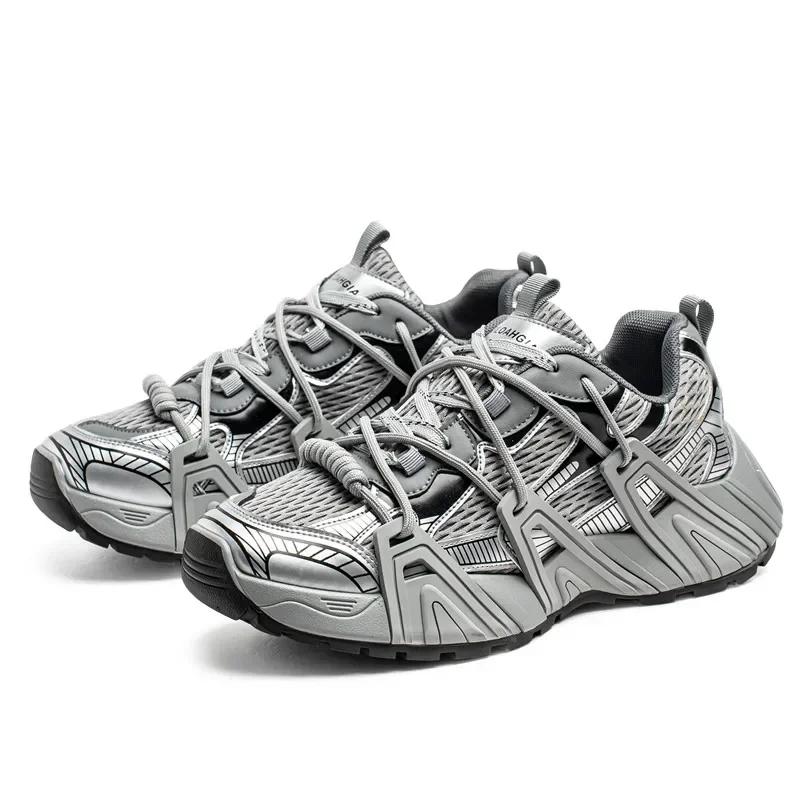 

Высококачественные новые кроссовки Мужские Женские Модные Повседневные Туфли с Нейтральными Противоскользящими и Дезодорирующими Свойствами Горячо Продаваемая Ретро Беговая Обувь 44 серый