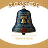 Bell As Decorative Accessory And Christmas Tree Decoration. Lightweight Ornament Pendant