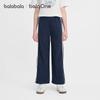 Balabala Girls' Summer Thin Straight-Leg Casual Pants