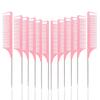 Rat Tail Comb Set - Professional Fine-Tip Comb, Anti-Static Hair Dye Comb & Steel Pin Hairbrush,Suitable for all hair types