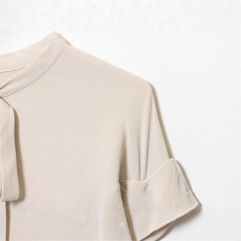 Autumn 2025 Elegant Bow Layered Shirt