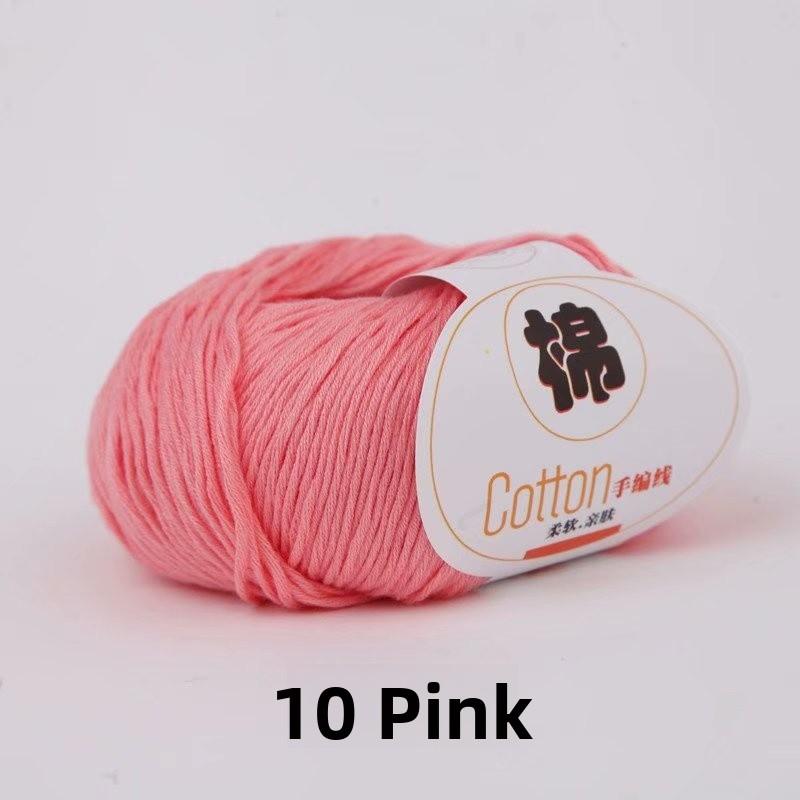 4-Ply Hand Knitted Cotton Yarn for Baby Milk Cotton DIY Wool Ball Children Sweater Fabric Cotton Tead Baby Knitting Yarn