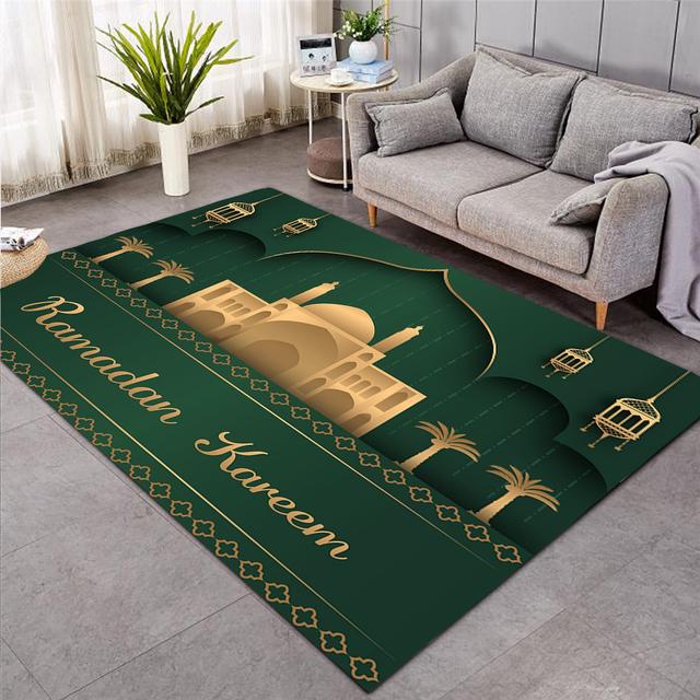 Moslimský modlitebný koberček Domov Dekoratívne doplnky do obývačky Obrad Mat Eid Ramadán Party Dekorácie Chodba Balkónové potreby