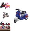 Alloy Lady Motorcycle Sheep Model Display Box 143 Scale, Powerful Return Function, Multi-functional, 107*4cm
