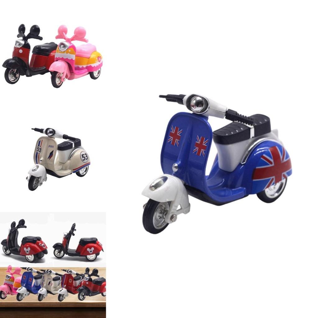 Alloy Lady Motorcycle Sheep Model Display Box 143 Scale, Powerful Return Function, Multi-functional, 107*4cm