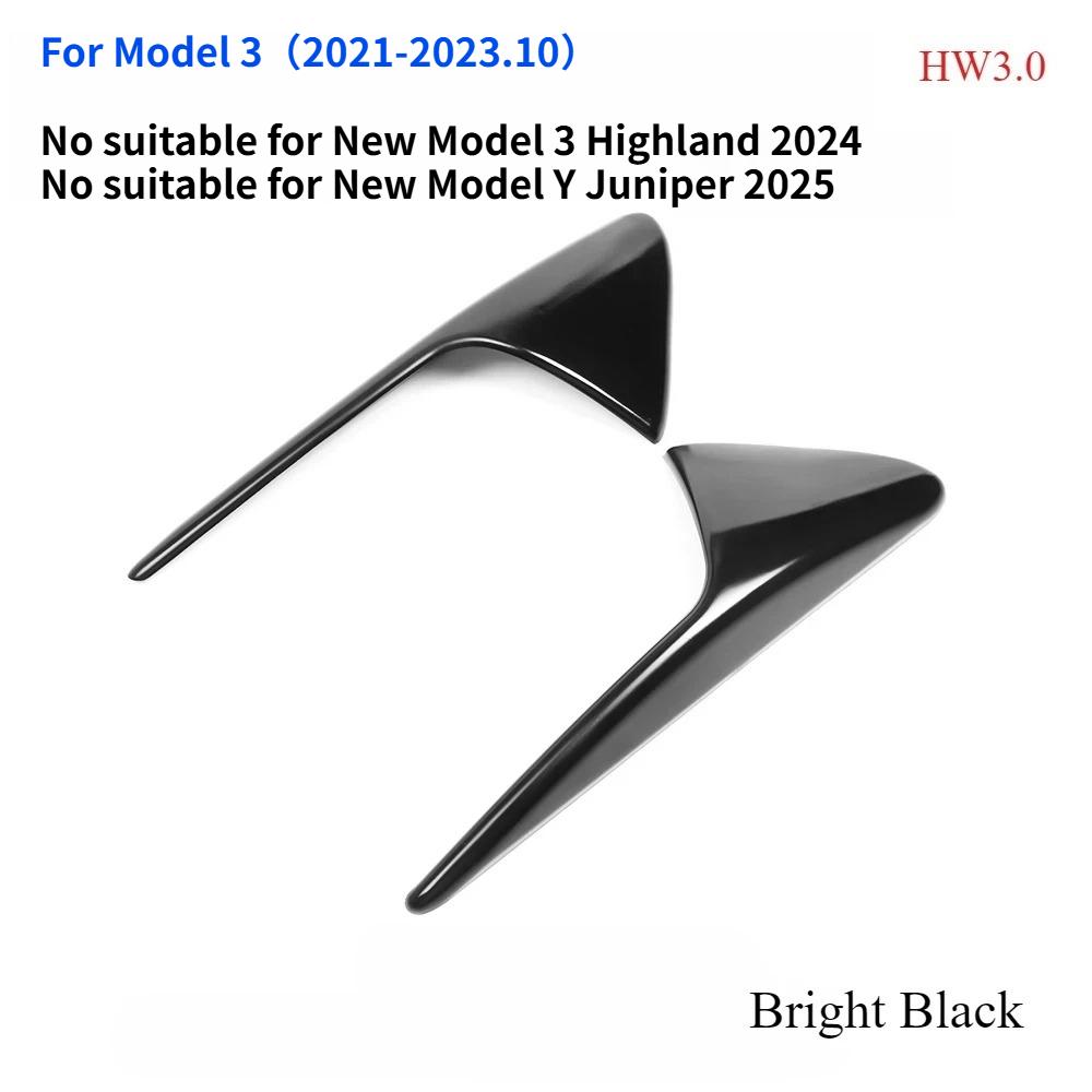 Car Side Camera Protection Cover for Tesla Model 3 Body Kit ABS Carbon Fiber Decoration Sticker Car Modification Accessories
