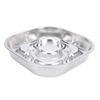 Slow Feeder Dog Bowl 304 Stainless Steel Non Slip Prevent Overflow Tipping Metal Pet Food Bowl