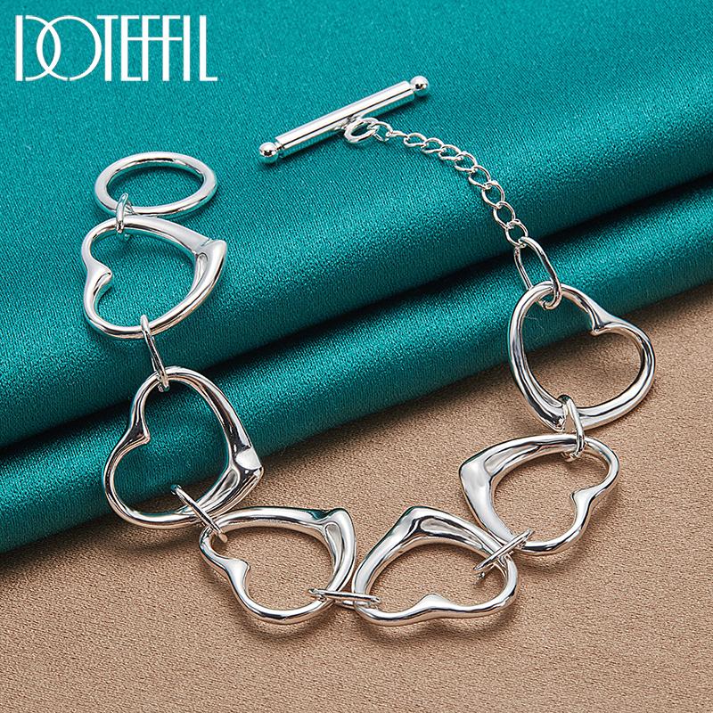 Love Bracelet Silver Beautiful Jewelry