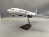 Plane Model Resin Diecast Airplane Model United Airlines B737 47cm 1:85 Scale  Aircraft Model Collection Display Christmas Gifts