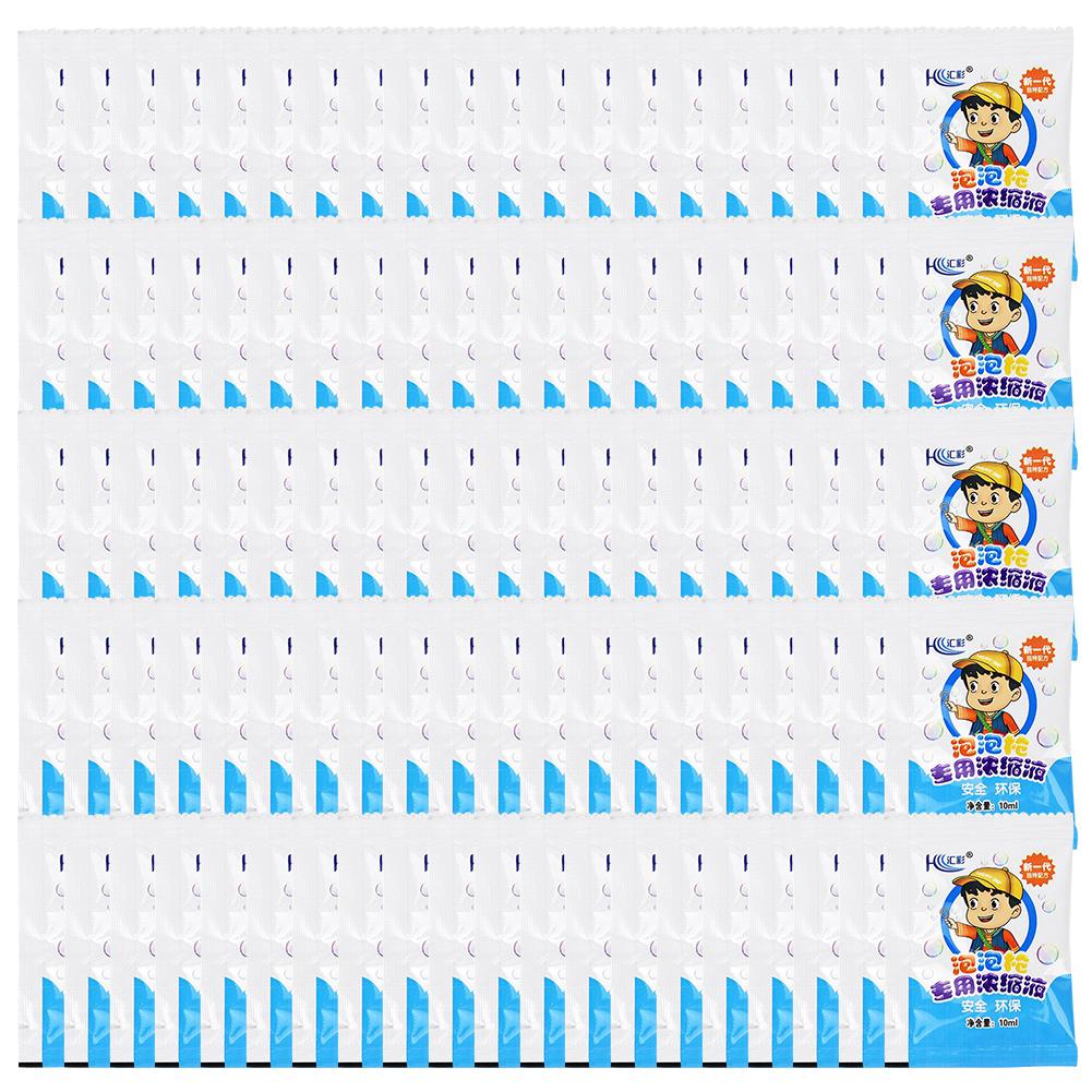 10/50/100pcs Concentrated Bubble Solution Odorless 10ml Liquid Soap Water Refills Safety Water Toys Accessory for Bubble Gun