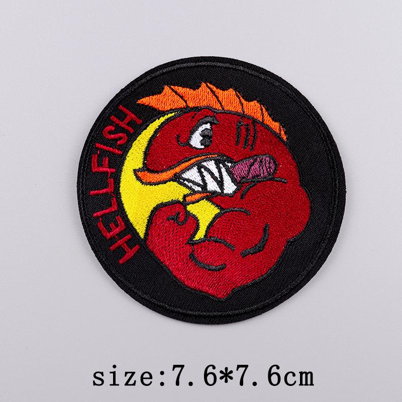 Little Yellow Duck Embroidery Patches For Clothing Hip Hop Animal Patch Iron On Patches On Clothes Fusible Patch Stickers Badges