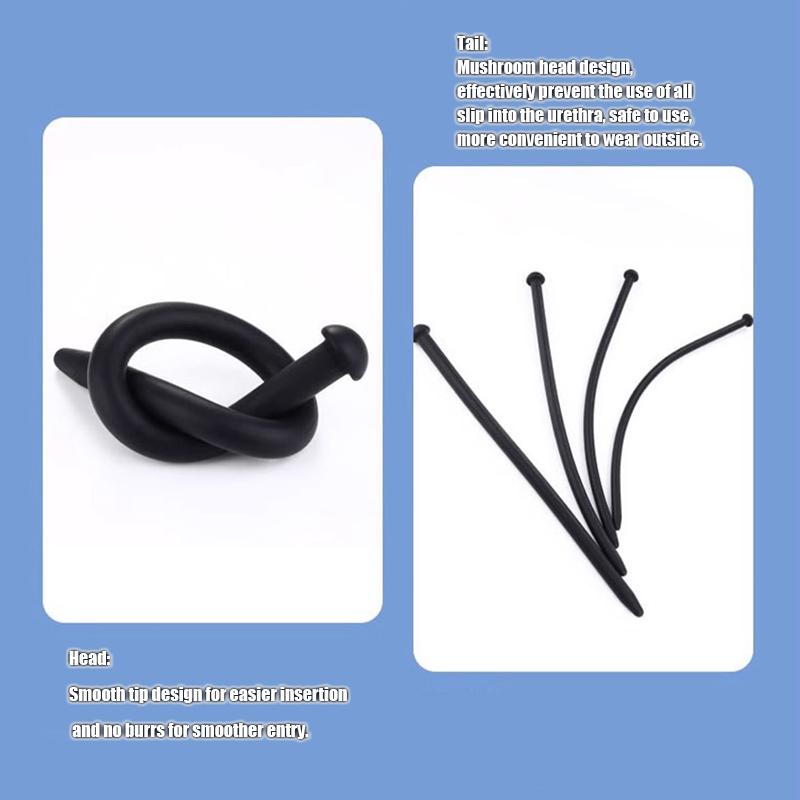 Silikonový uretrální katétr Dilatátor Koňské oko Stimulace ozvučení Penis Plug Vložení uretrálního katétru Sexuální hračky pro dospělé pro muže