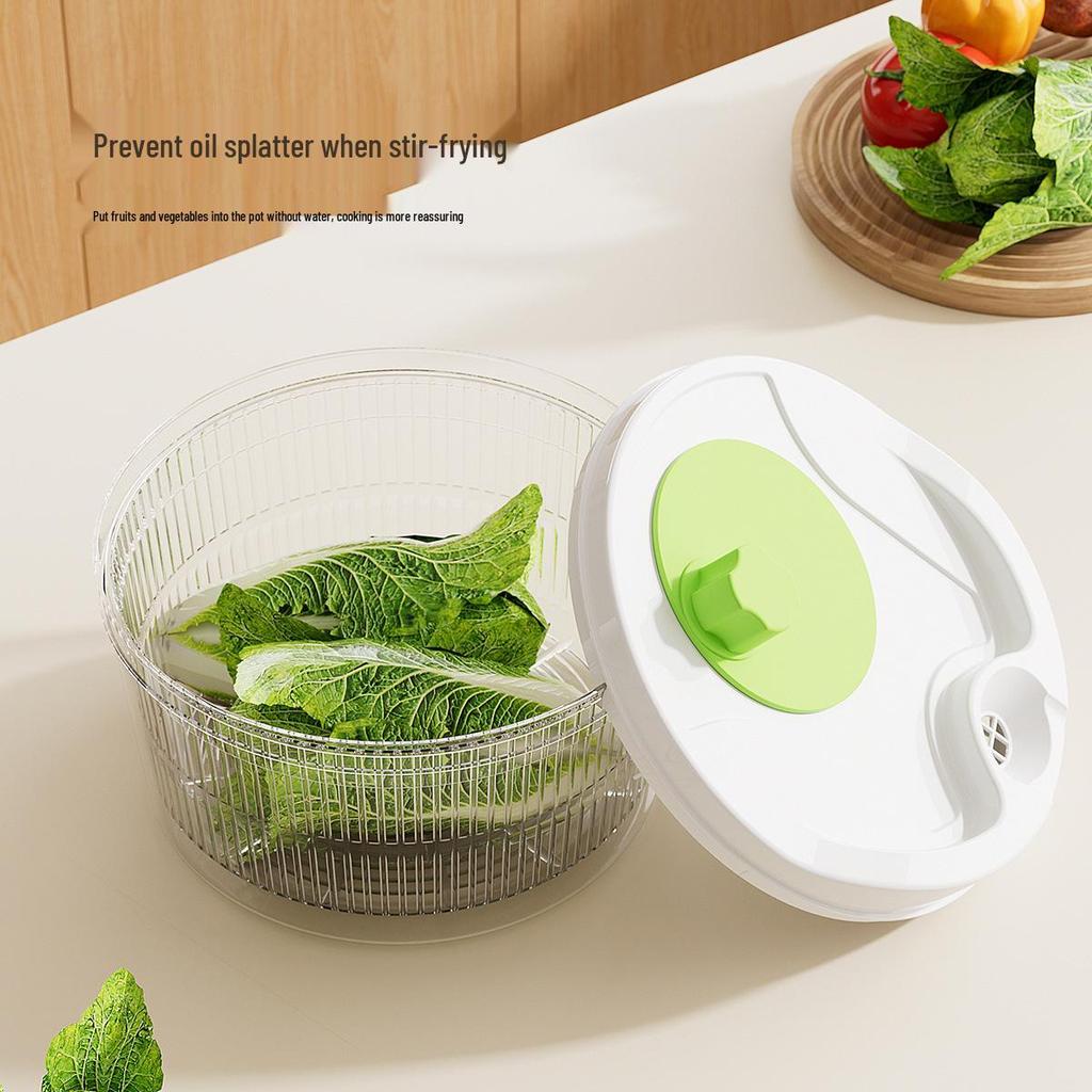 Cross-Border Double-Layer Vegetable Washer & Dehydrator Basin