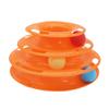 4 Levels Cat Disc Toys Training Amusement Plate Interactive Tower Tracks Cat Intelligence Curious Ball Quadruple Disc Tumble