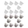 10PCS Hearing Aid Domes 12mm/0.5in Double Layer Soft Silicone Washable Removable Anti Static