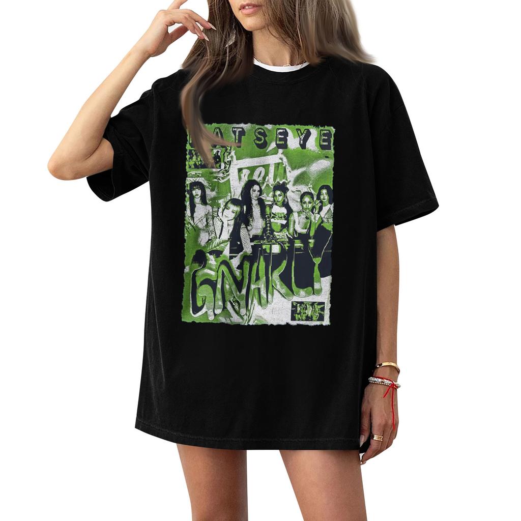 Women's Round Neck Printed Short-sleeved T-shirt Top