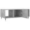  Coffee Table, Concrete Grey, 102x50x40 Cm