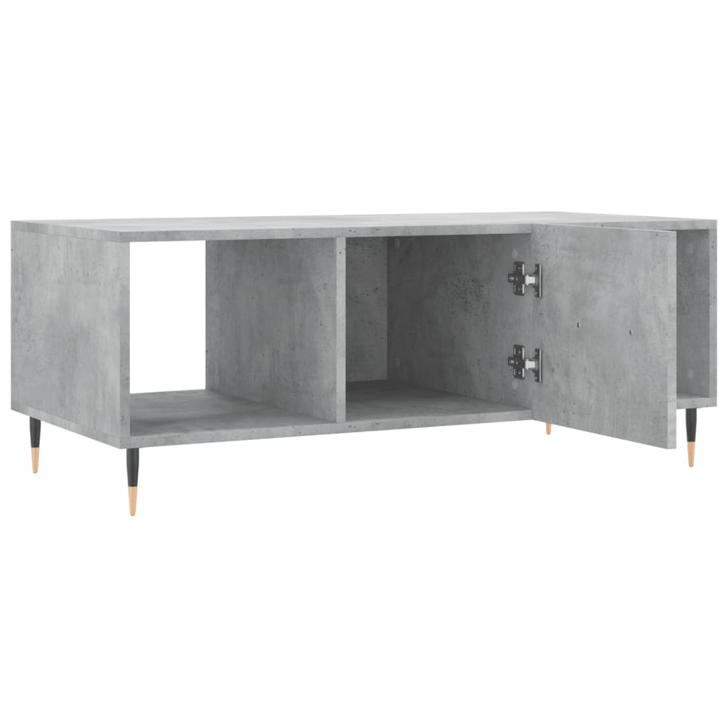  Coffee Table, Concrete Grey, 102x50x40 Cm