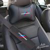Car Seat Neck Pillow Headrest Rest Cushion Seat Belt Shoulder Pad For M Performance E46 E90 E60 F10 F30 E39 E36 F20 Sticker