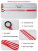 Synthetic Hairpieces 20inch Ponytail Colored Braids Hair Extensions With Rubber Bands Rainbow Braided Accessories For Women Party Highlights Cosplay