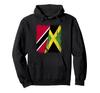 Trinidad and Tobago Jamaican Half Flag Hoodie