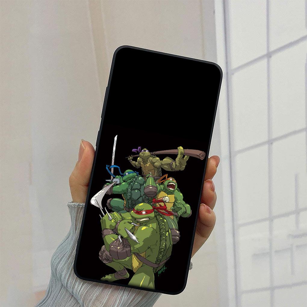 Anime N-Ninjas Cartoon T-Turtles Phone Cover Casing for Samsung Galaxy S23 S22 S21 S20 Fe Ultra S8 Plus M21 + Soft TPU Case