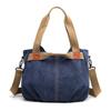 Borsa a tracolla in tela vintage da donna, ad alta capacità e dallo stile semplice, per l'uso quotidiano