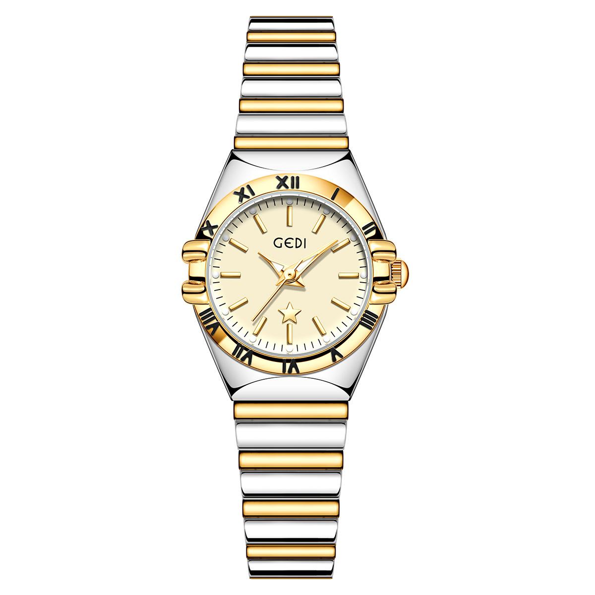 

Fritillary Face Gold Watch Women S Light Luxury Watch Fashion Temperament High Sense Waterproof Quartz Watch