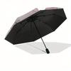 Dumbo, Timothy Q. Mouse Automatic Opening and Closing Umbrella - 8 Ribs Portable Folding Umbrella with Plastic Handle, Suitable for Leisure