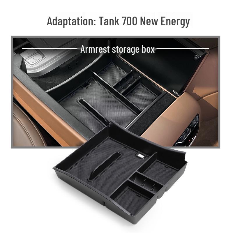 

Tank 700 Armrest Storage Console: Car Interior Organizer and Modification Accessory