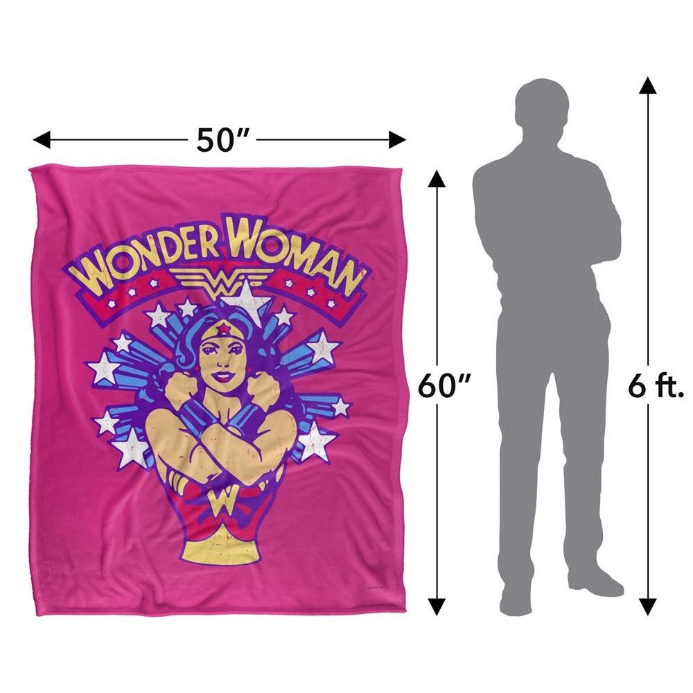 Wonder Woman Pose Blanket