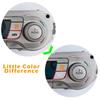 Für Ford Focus Knopf Aufkleber für Ford Focus 2 MK2 Zubehör Silber Vinyl Klima Reparatur Aufkleber für MK1 MK III Luft Klimaanlage Armaturenbrett