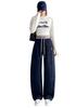 Versatile Red High-Waisted Casual Plus Size Pants for Middle-Aged and Elderly Women - Comfortable, Slimming, Sports-Ready Fit