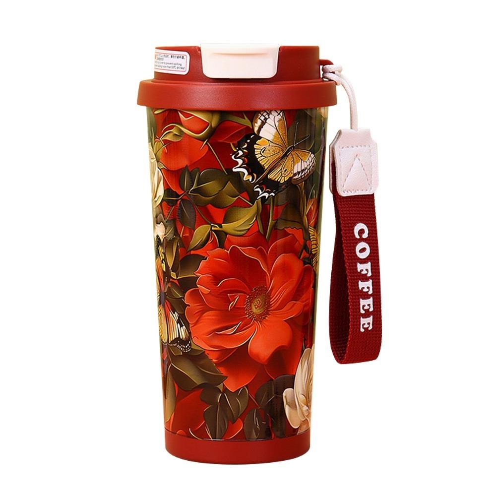 

Double-layer Coffee Cup 530ml American Coffee Mug New Thermal Mug Travel Style 3