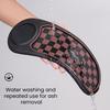 Dashboard Anti Slip Mat with Phone Holder 360-Degree Rotation Dashboard Mount Built-in Parking Number Plate Secure Phone Holder for Driving